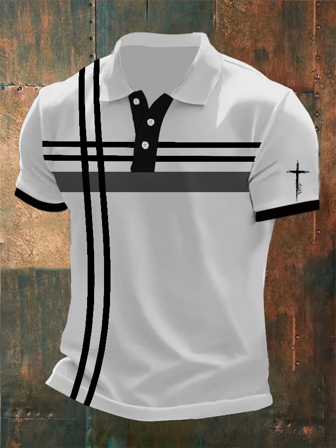 Camisa polo Faith casual Tops para hombre