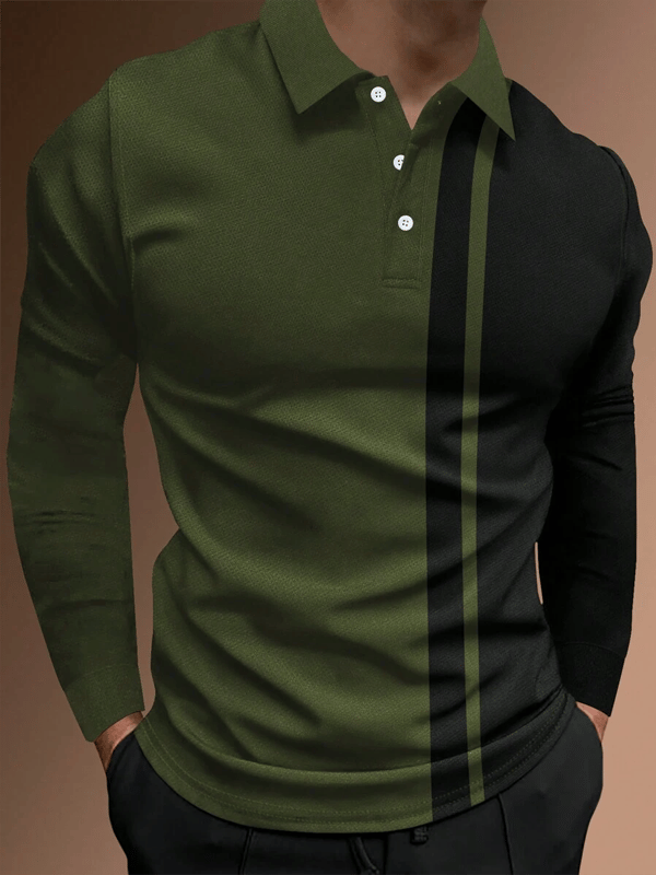 Camisa casual ejecutivo de moda polos para hombre
