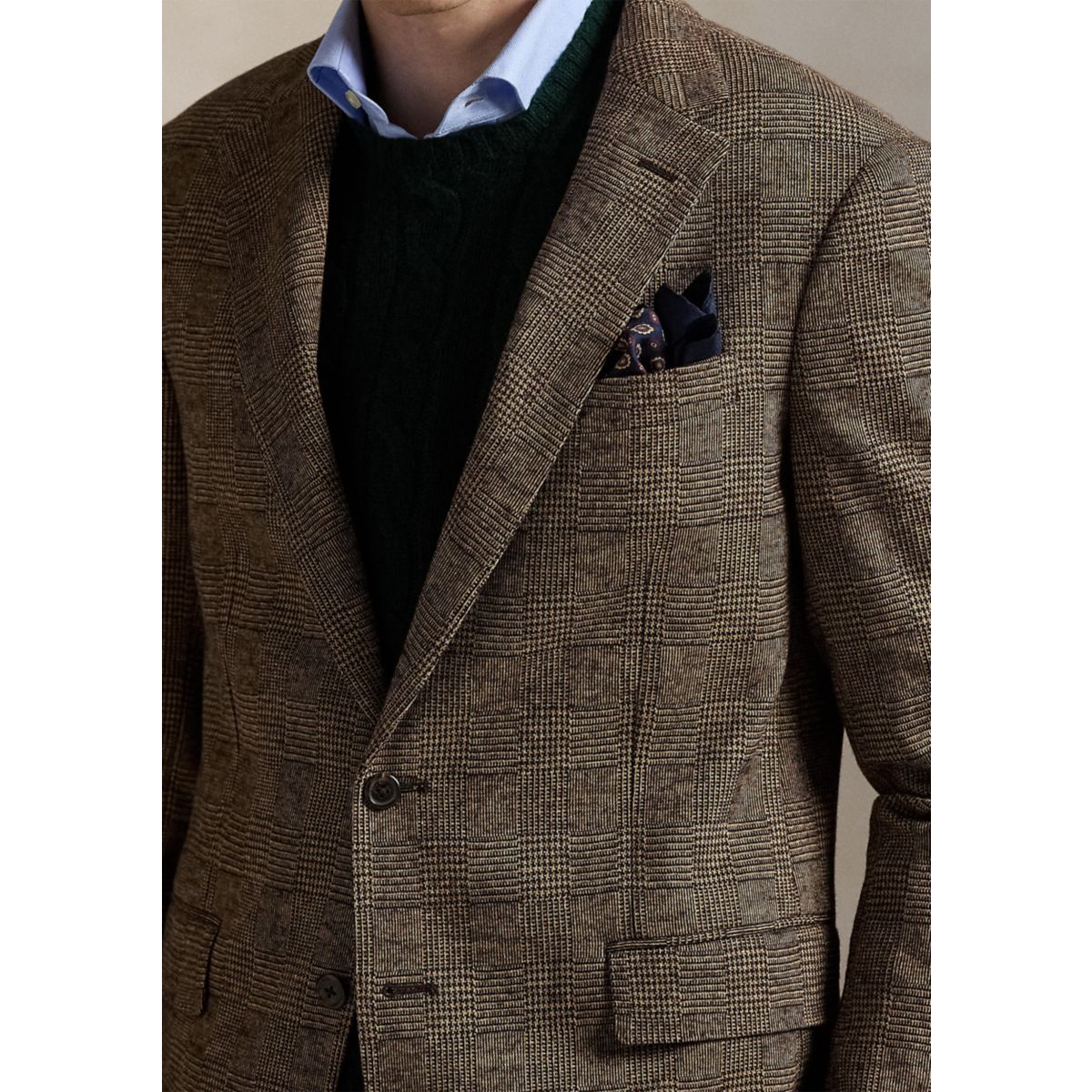 Polo Soft Modern Glen Plaid Sport Coat - 3
