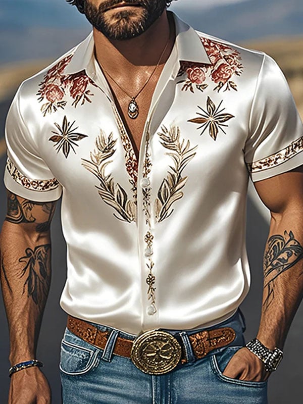 Acetate floral Princamiseta para hombre