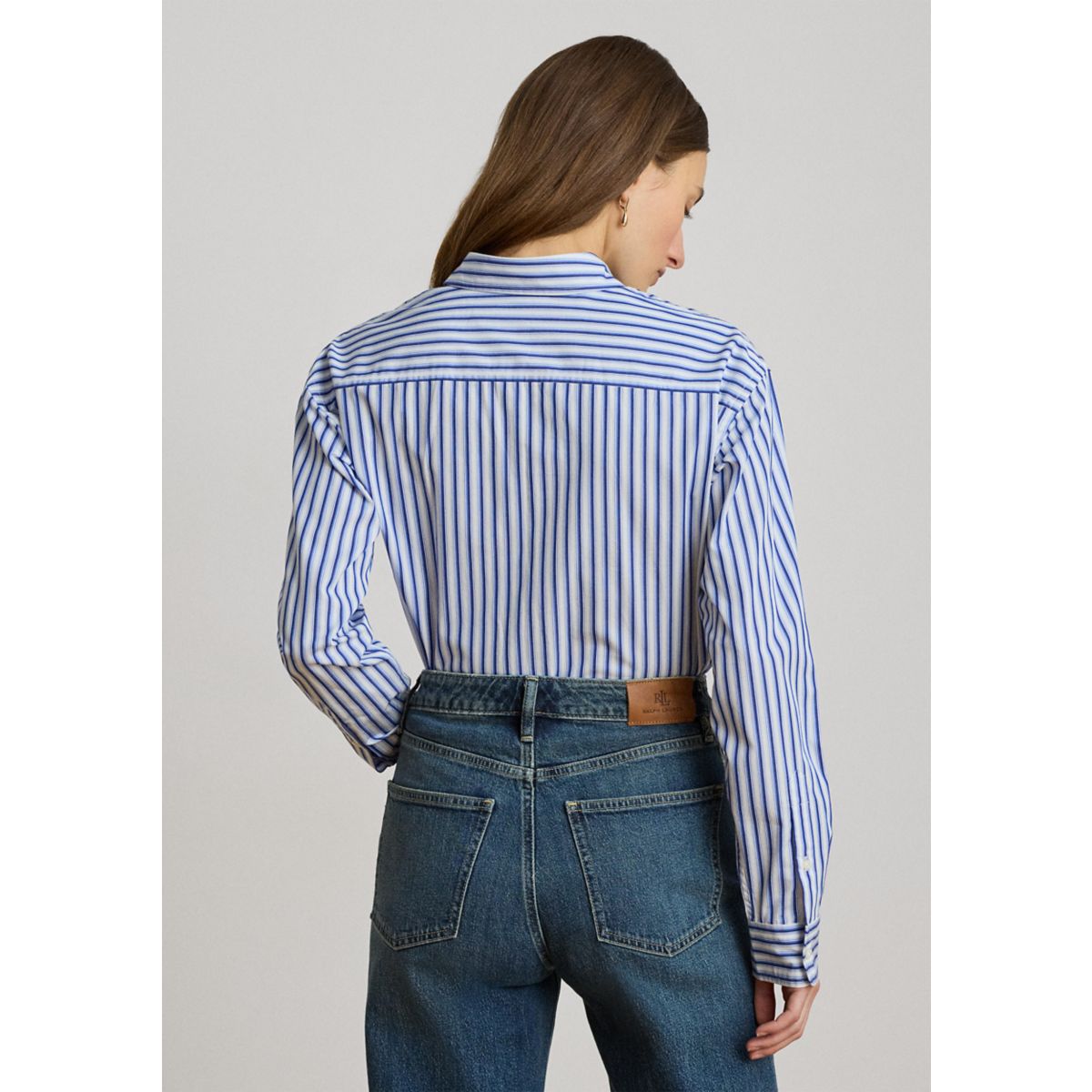 Women's Relaxed Fit Striped Broadcloth Shirt - 2