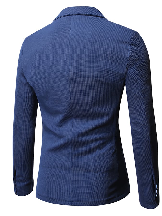 Saco casual de moda Two Button Waffle para hombre