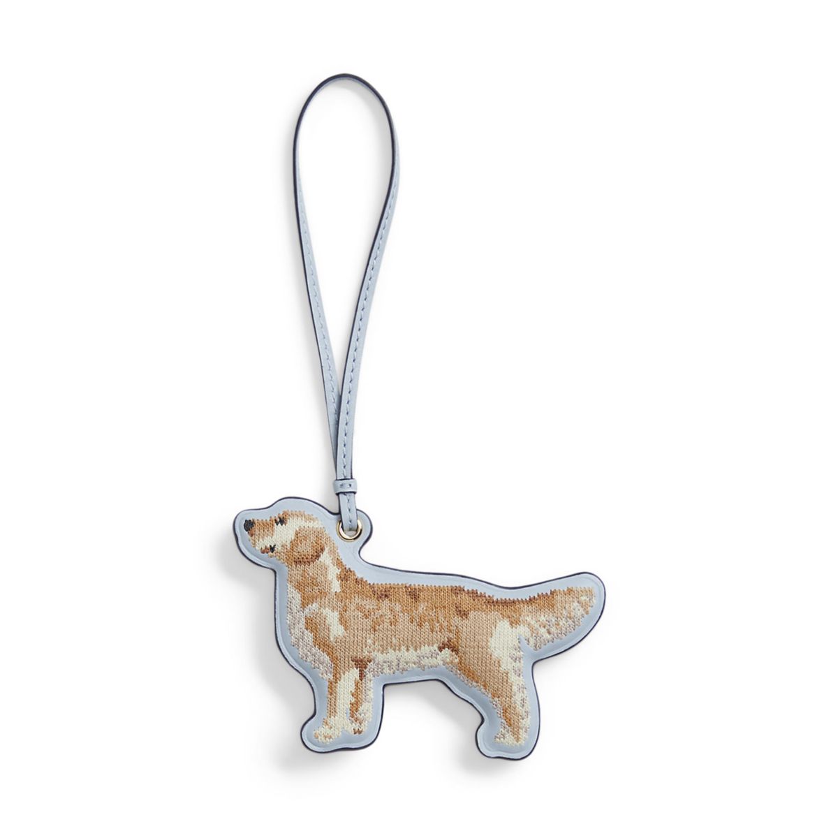 Embroidered Golden Retriever Bag Charm - 1