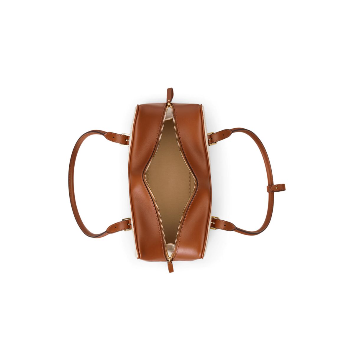 Canvas & Leather Large Marcy Zip Satchel - 6