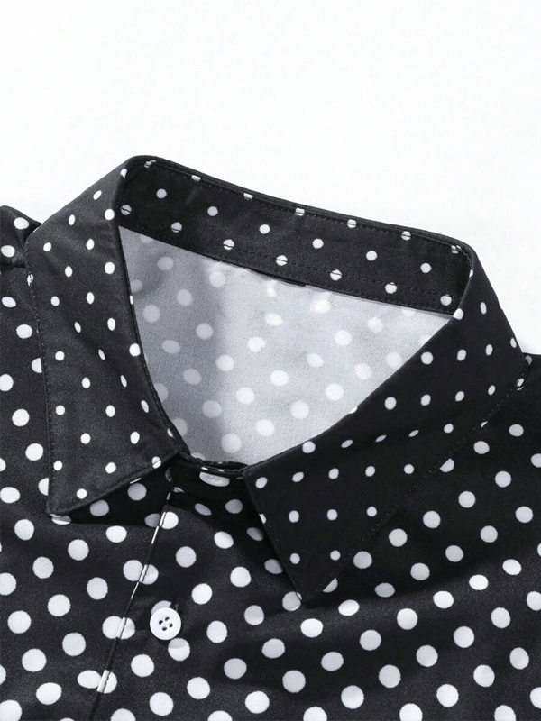 Camisa ejecutivo casual de manga larga para hombre