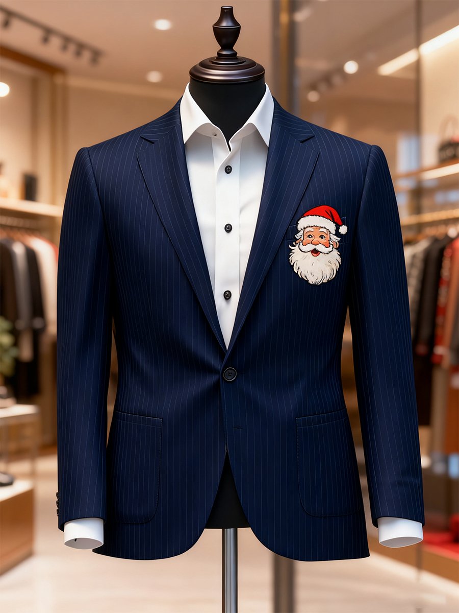 Ejecutivo casual Christmas Suit Outerwear para hombre