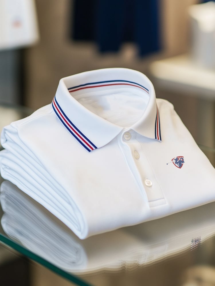 Camisa polo ejecutivo casual a rayas Button de manga corta para hombre