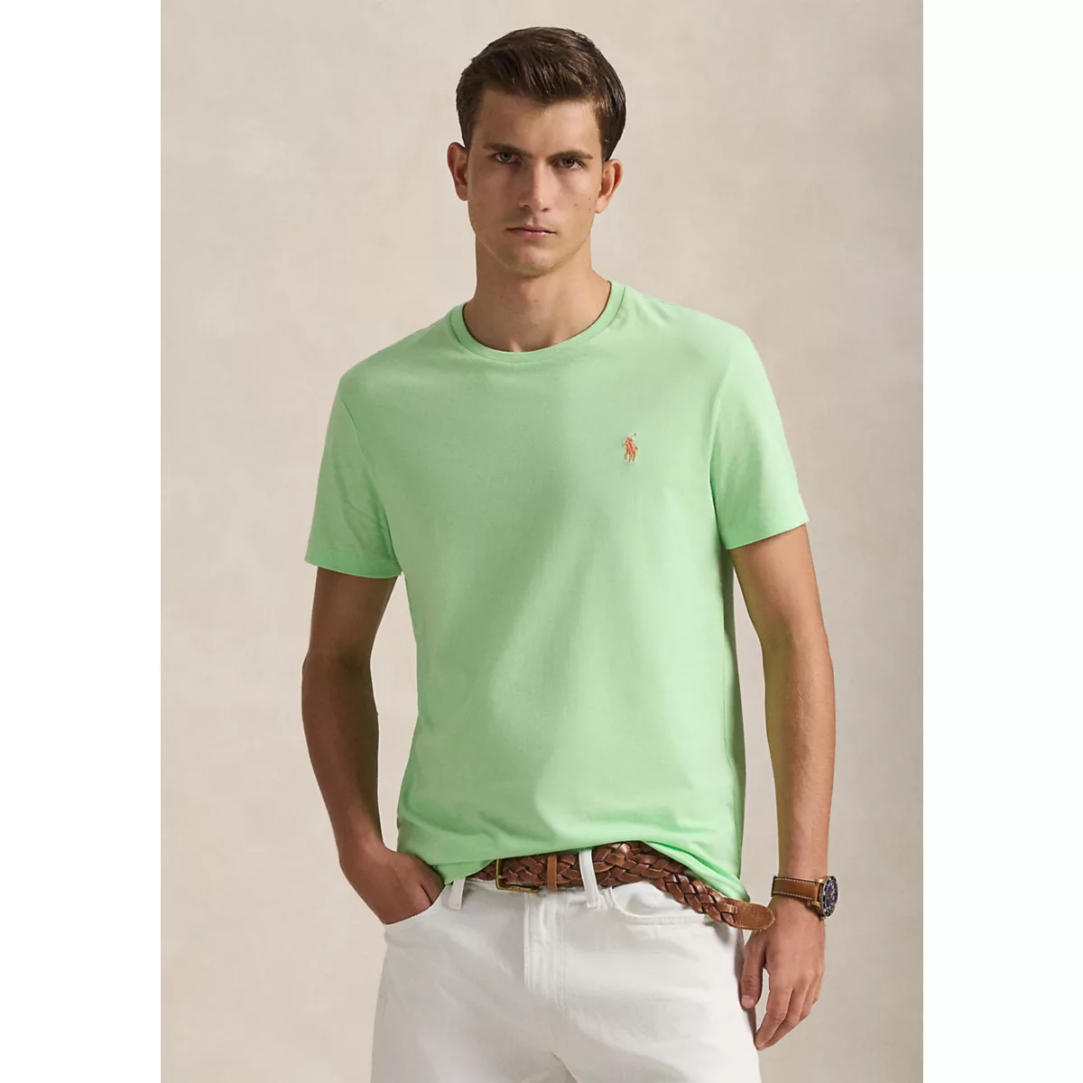 Classic Fit Jersey Crewneck T-Shirt - 10