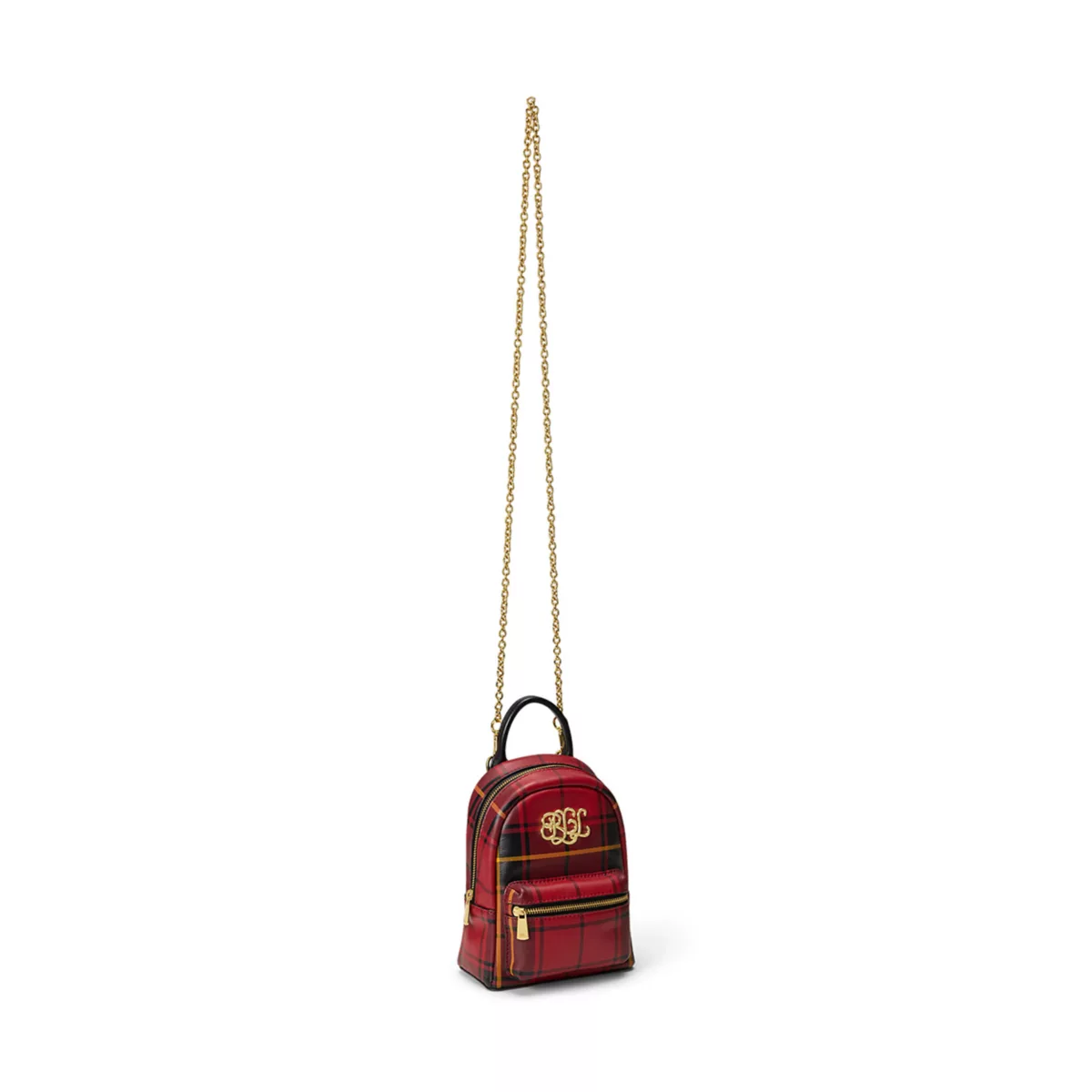 Plaid Leather Mini Stevie Crossbody - 4