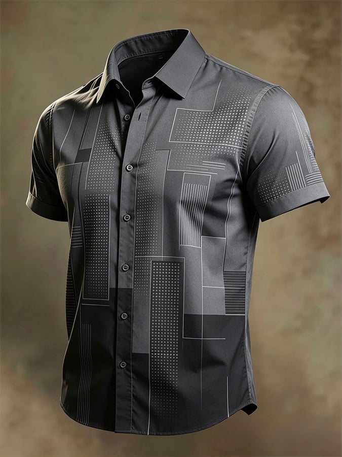 Camisa de manga corta ejecutivo para hombre