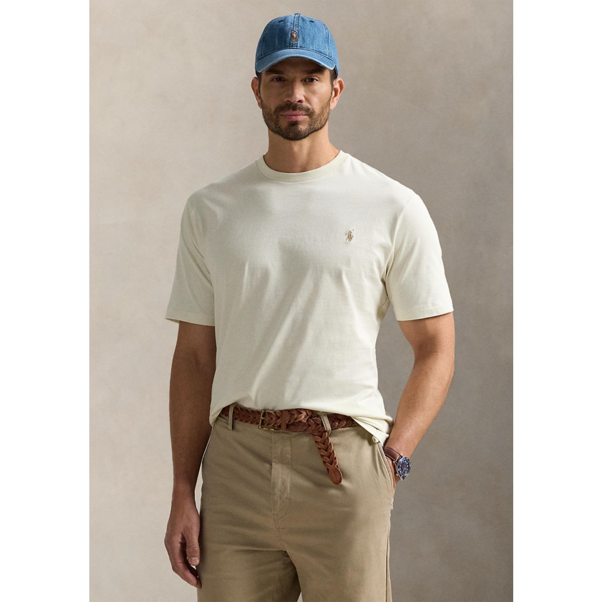 Big & Tall Jersey Crewneck T-Shirt - 1