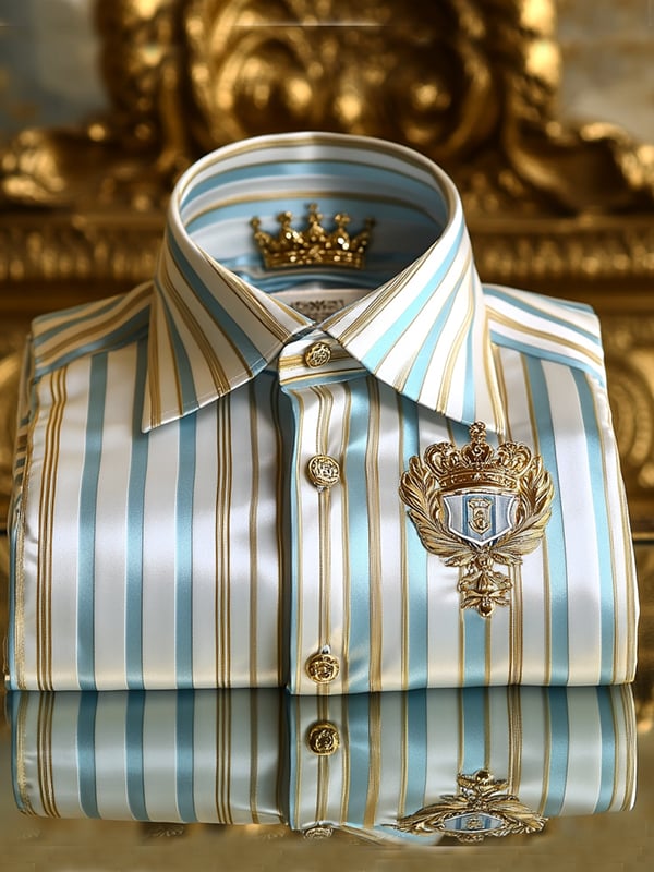 Camisa de lujo Gorgeous de manga larga para hombre