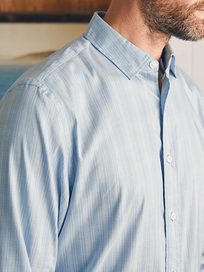 Camisa a cuadros ejecutivo casual para hombre