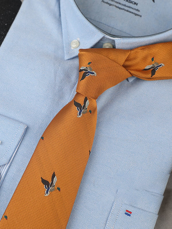 Camisa retro Gentleman Wedding Busines Tie para hombre