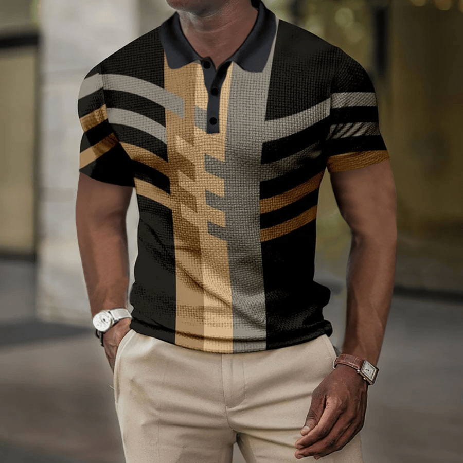 Camisa polo ejecutivo casual para hombre