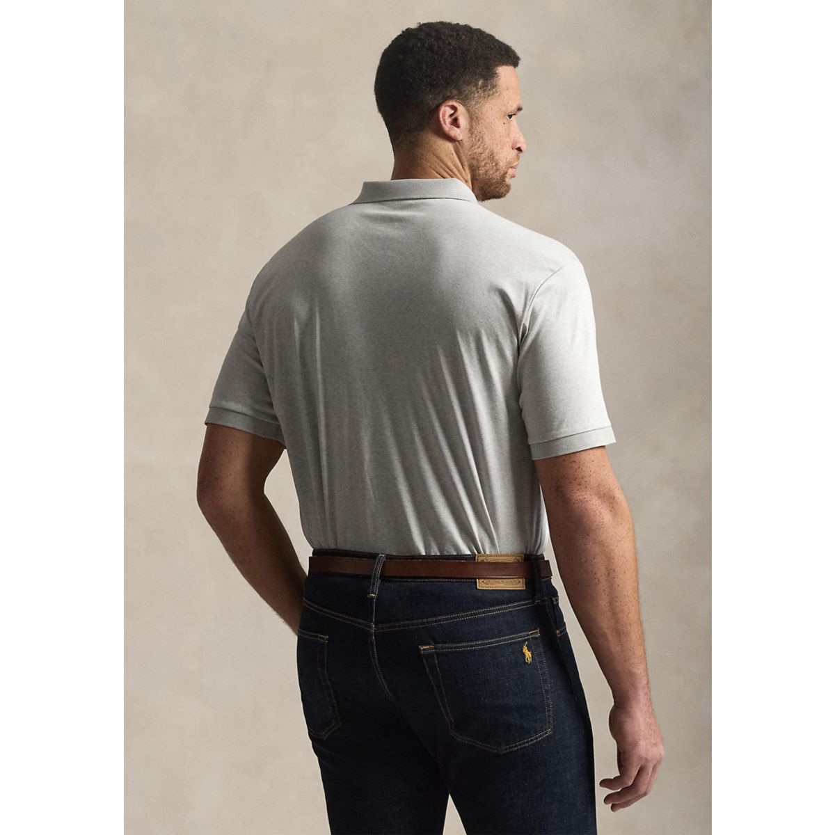 Men's Tall Soft Cotton Polo Shirt - 6