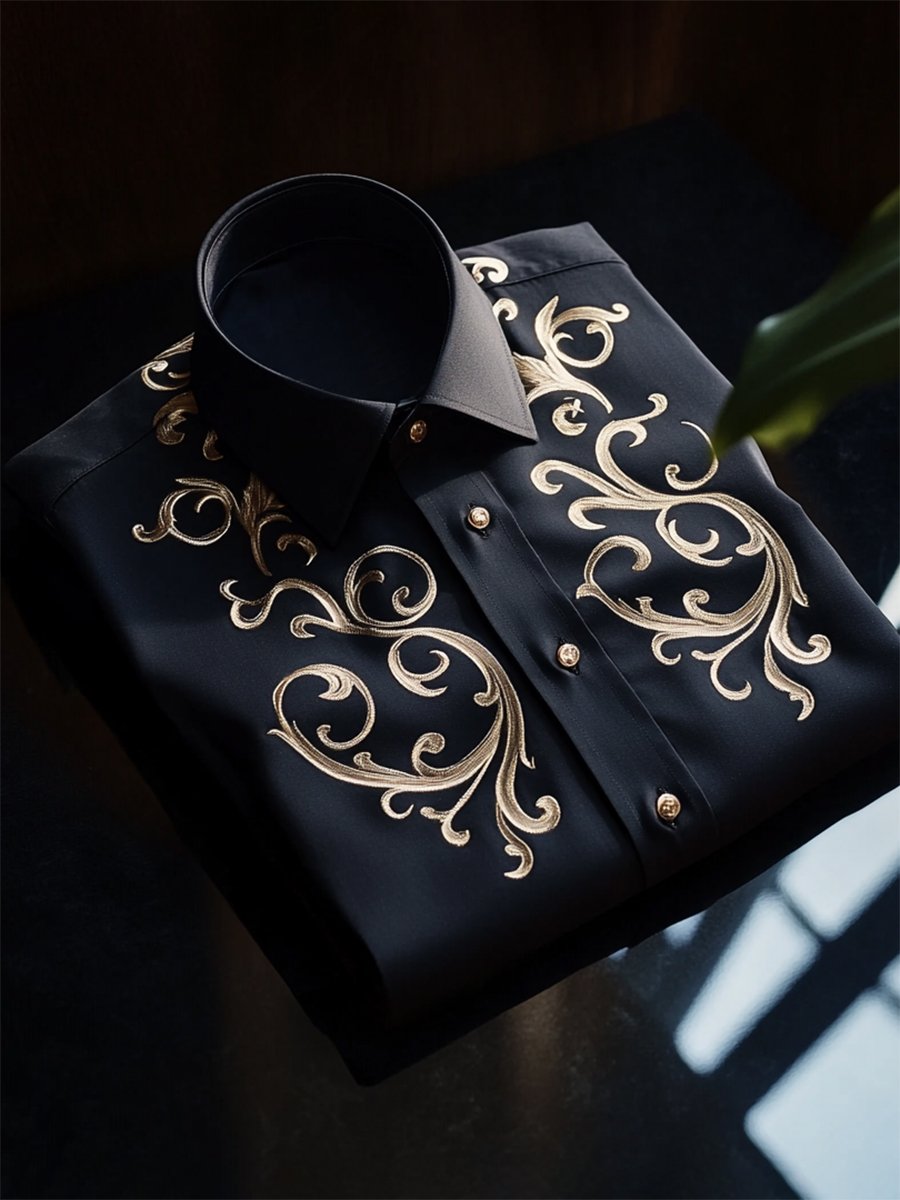 Camisa ejecutivo de manga larga para hombre