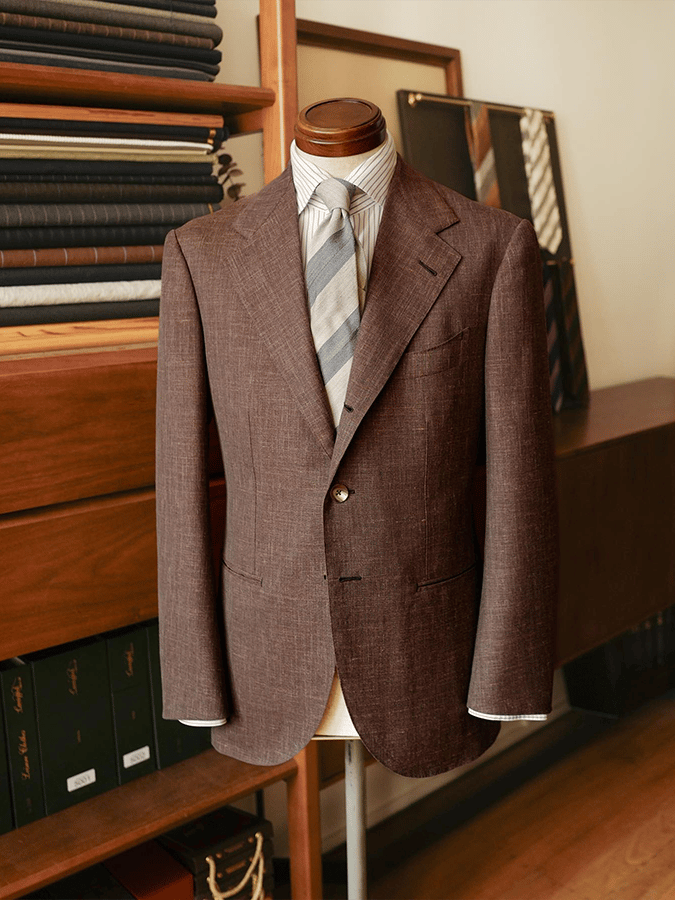 Elegantee Variegated Design Single Breasted bolsillo Design casual Suit para hombre