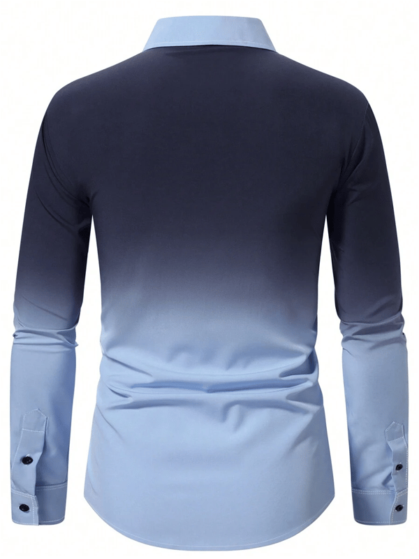 para hombre ejecutivo casual de manga larga camisa