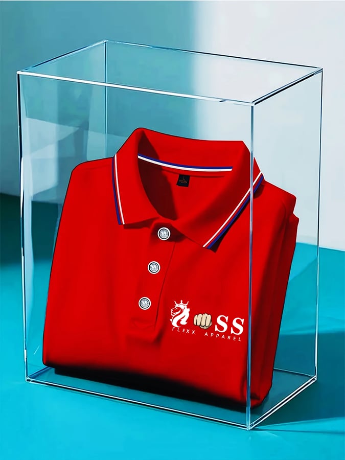 Camisa polo retro Letter Design estampado casual para hombre