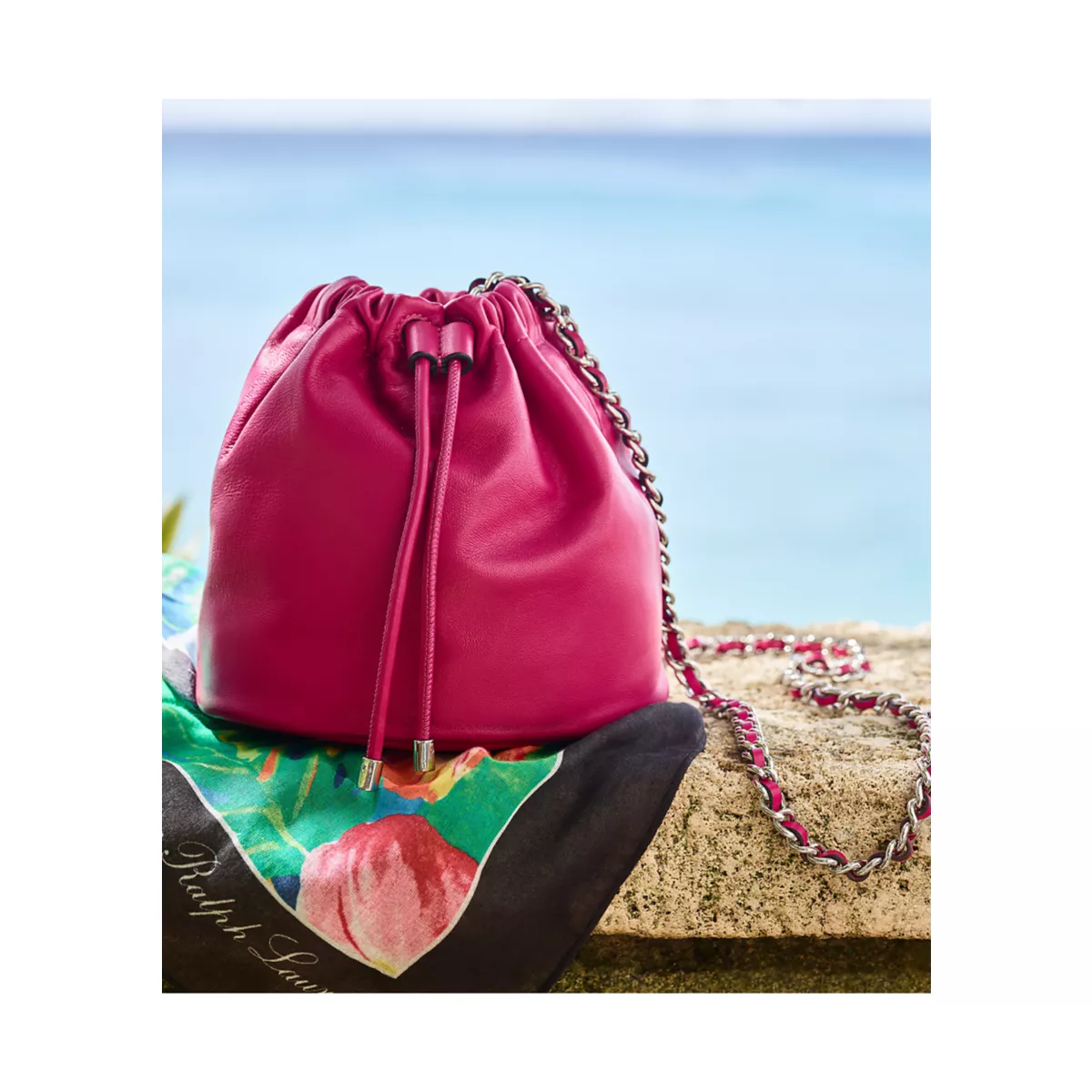 Nappa Leather Medium Emmy Bucket Bag - 7