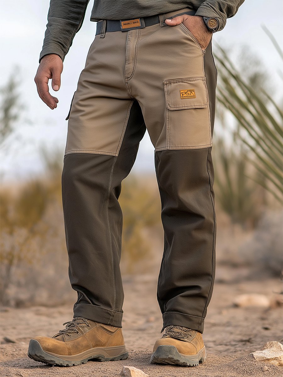 Vintage Multi-bolsillo Overalls para hombre