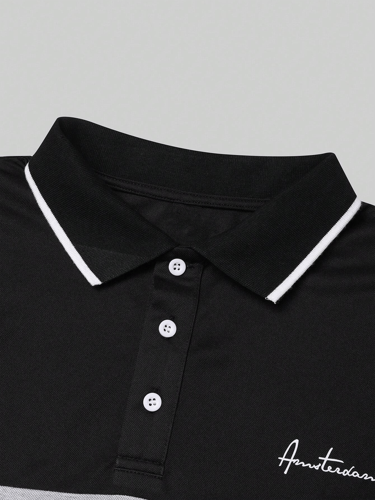Camisa casual ejecutivo de moda polos para hombre