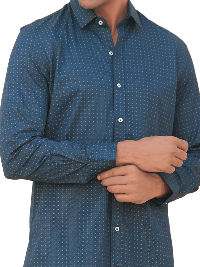 Camisa a cuadros ejecutivo casual para hombre
