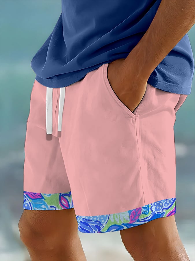 Shorts Hawaiian estampado Resort (With Pockets) para hombre