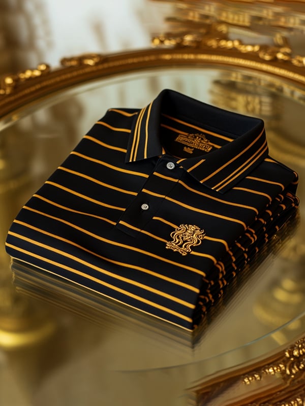 Camisa polo ejecutivo casual Button de manga corta para hombre