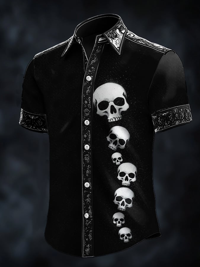 Skull Art Princamiseta para hombre