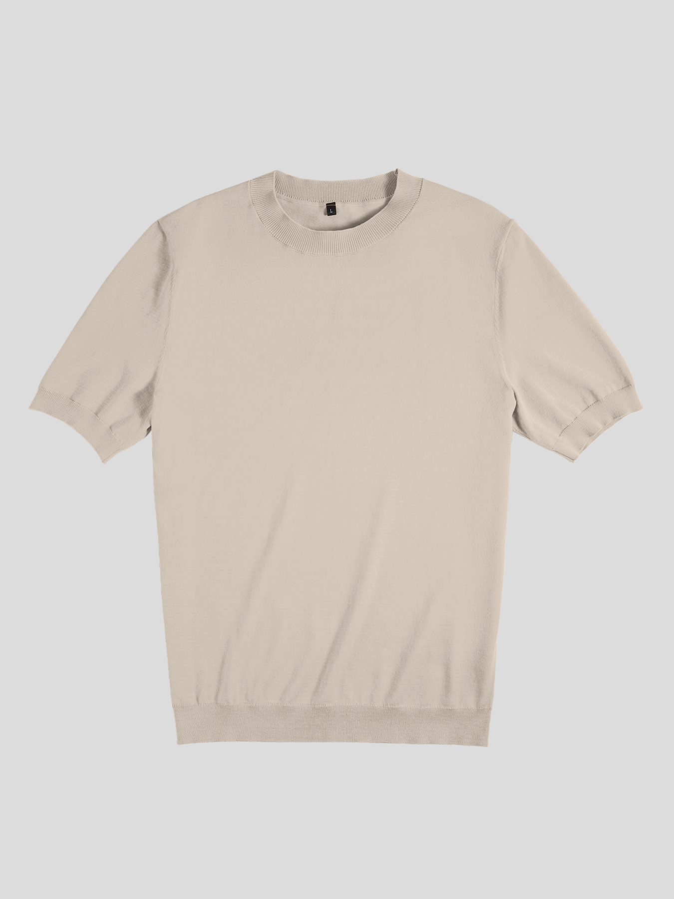 Camiseta Gentletejido de manga corta tejidoted