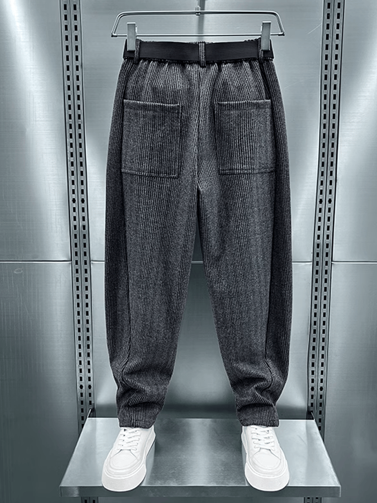 Pantalón polar casual para hombre