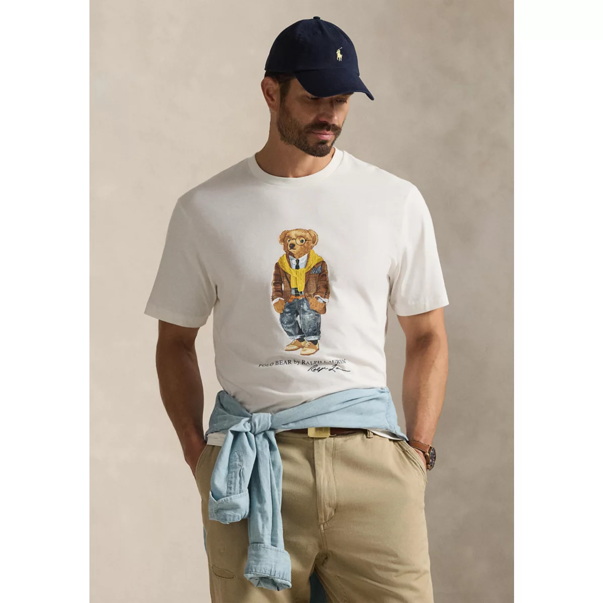 Big & Tall Polo Bear Jersey T-Shirt - 1