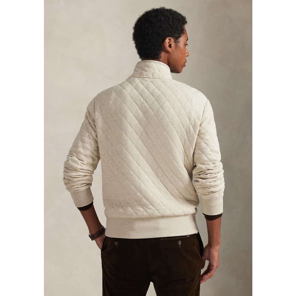 Quilted Double-Knit Jersey Pullover - 2