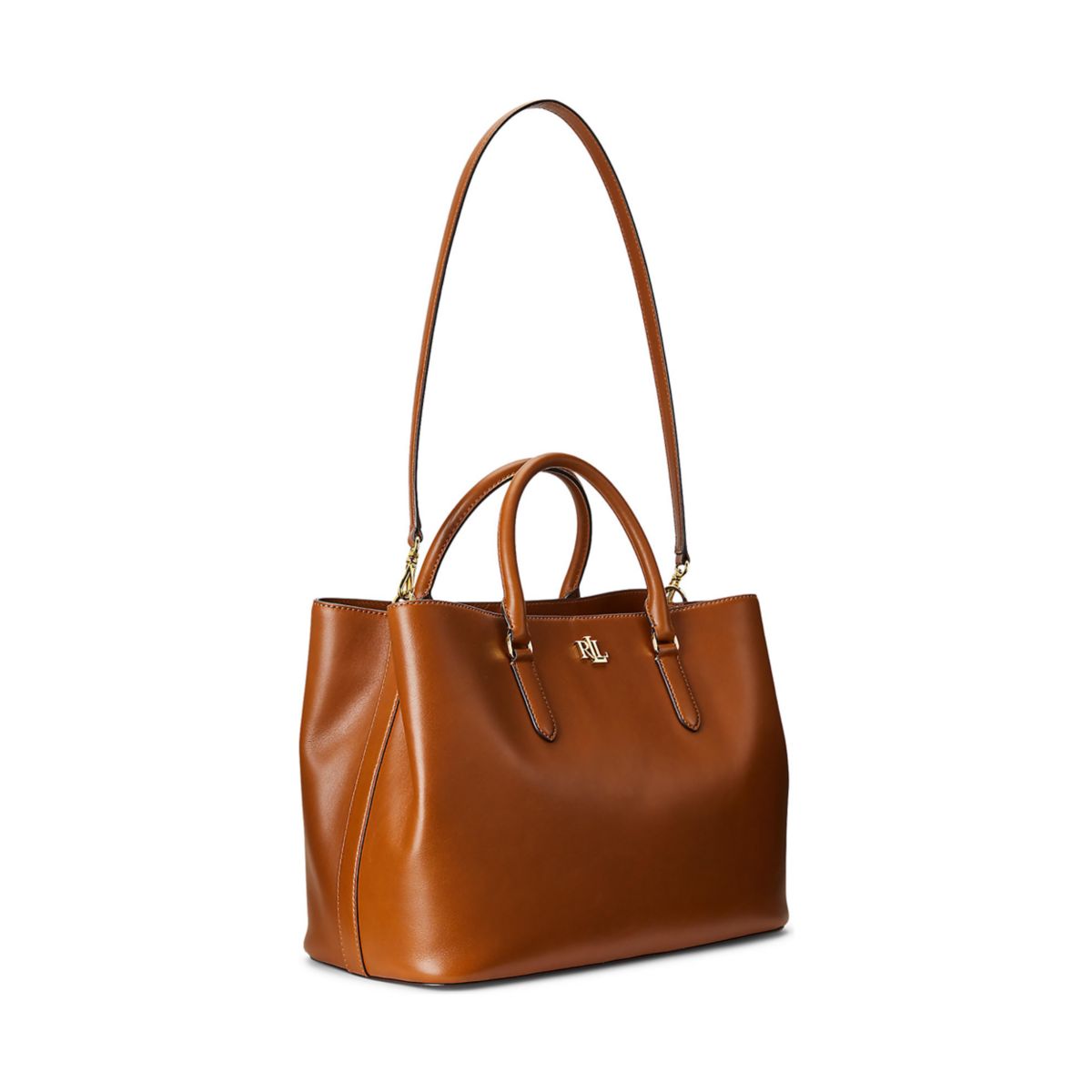 Leather Large Marcy Satchel - 4