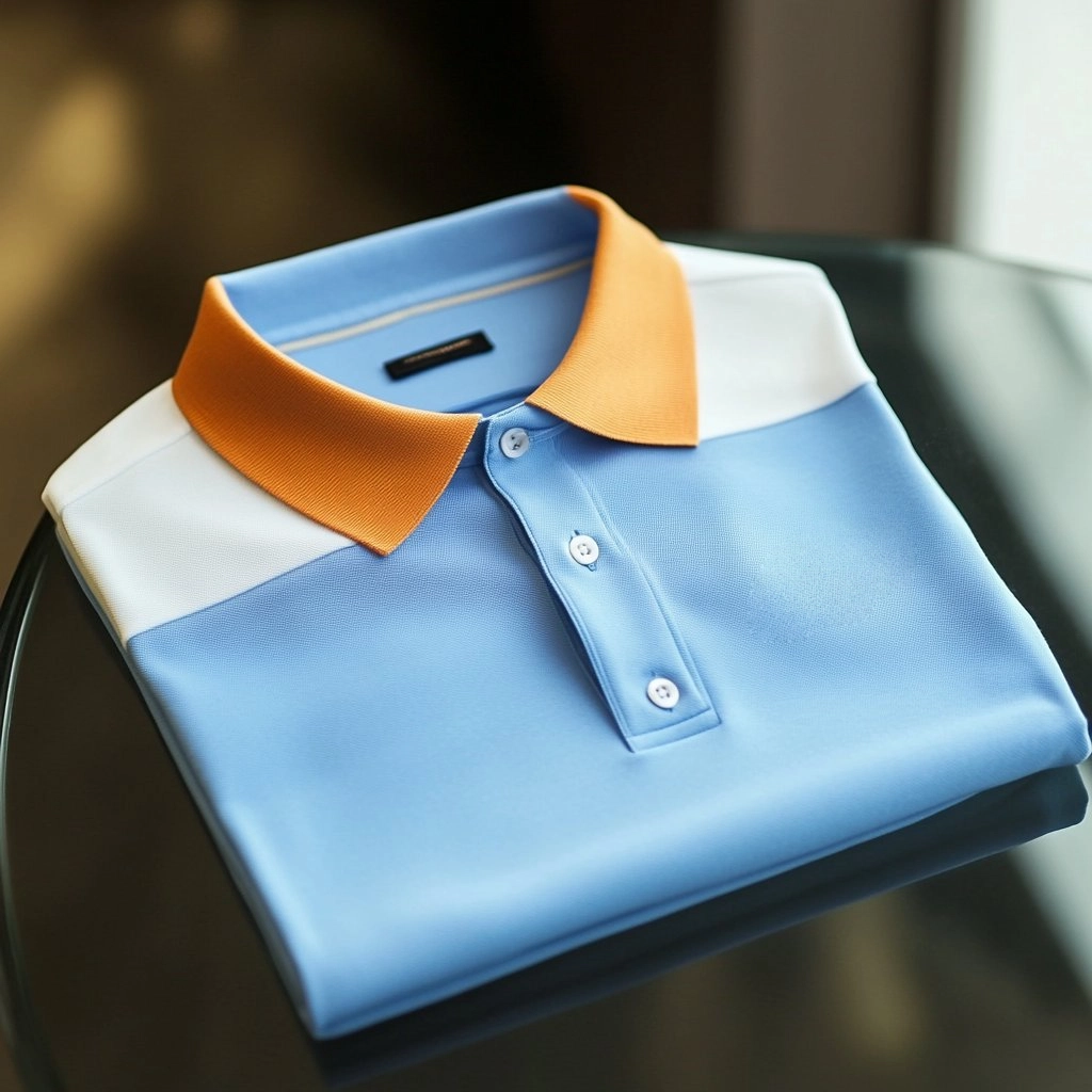 Camisa polo ejecutivo casual bordado Button de manga corta para hombre