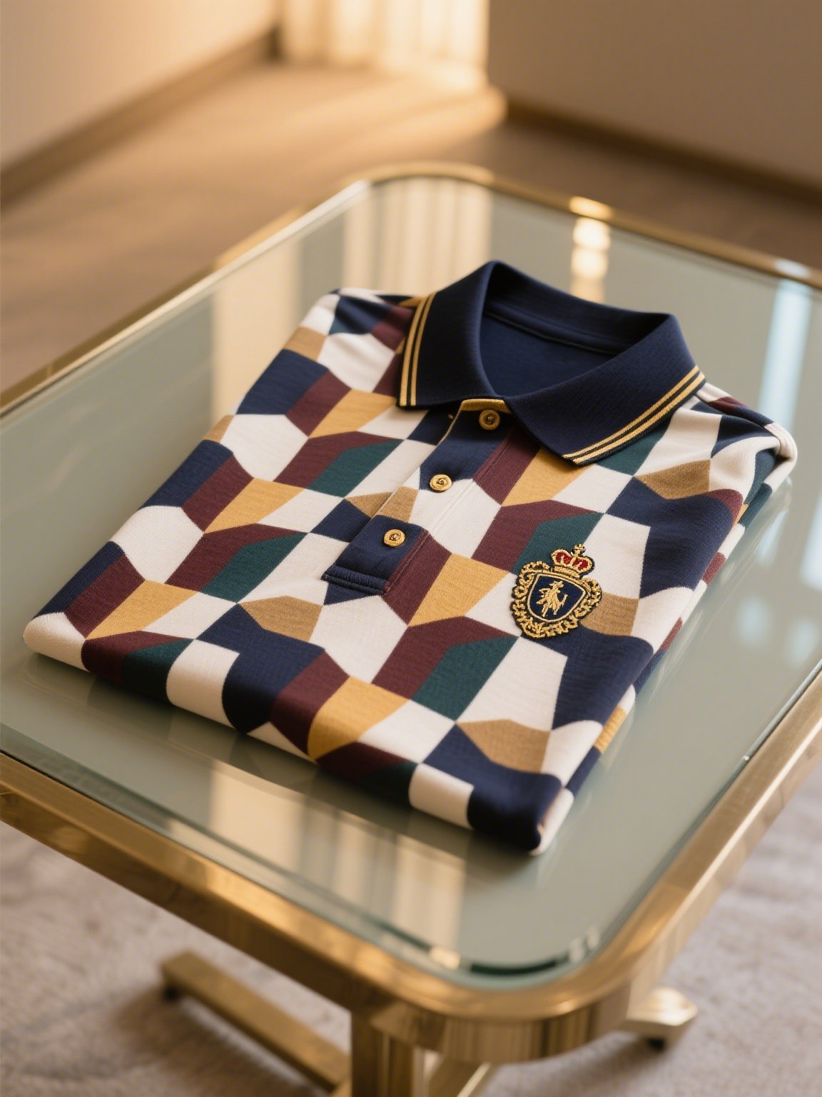 Camisa polo ejecutivo casual Button de manga corta para hombre
