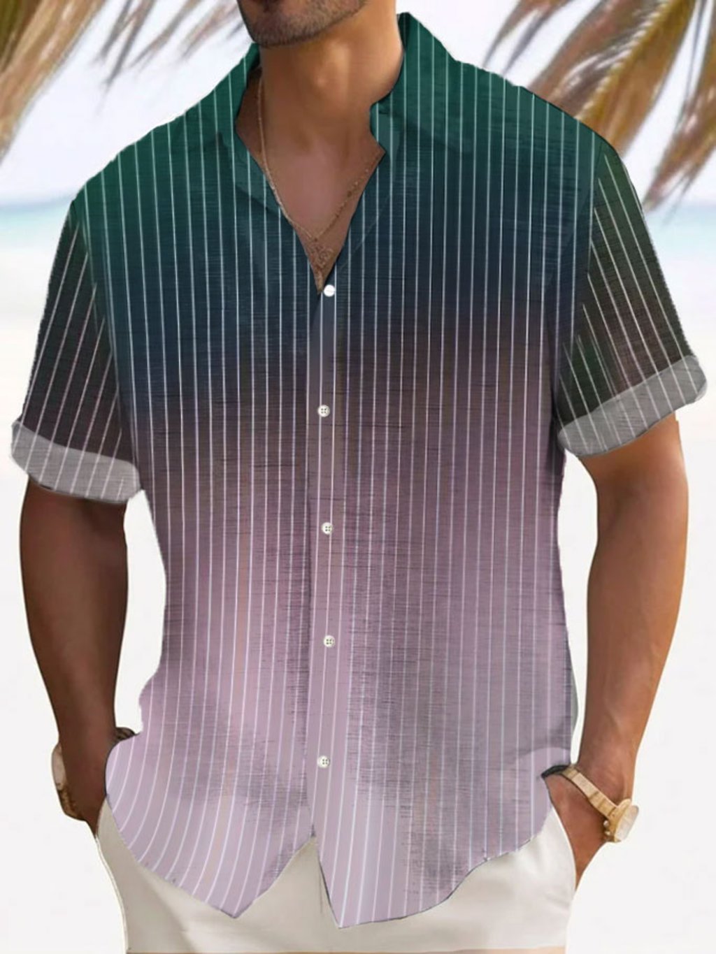 Resort Style Princamiseta para hombre