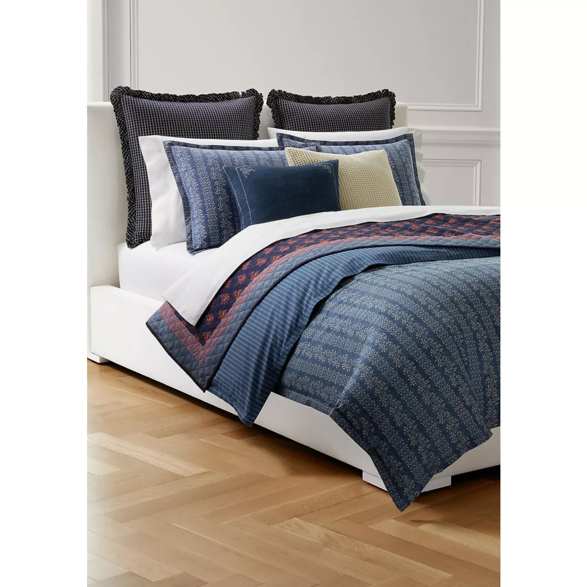 Gena Soft Cotton Reversible Comforter Set - 1