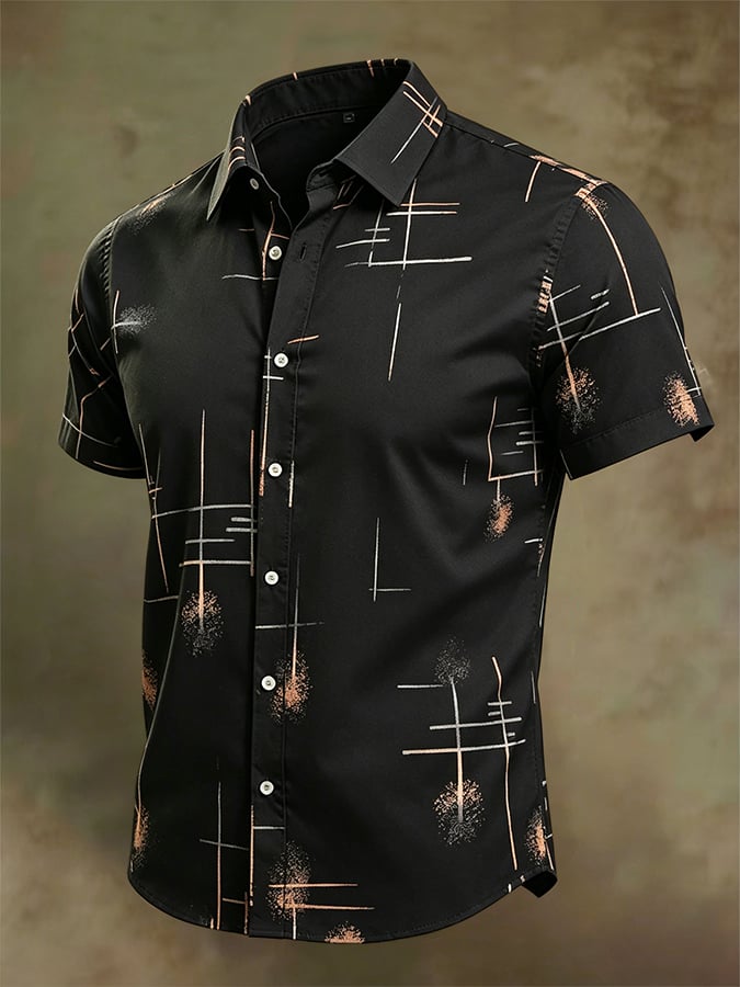 Camisa de manga corta ejecutivo para hombre