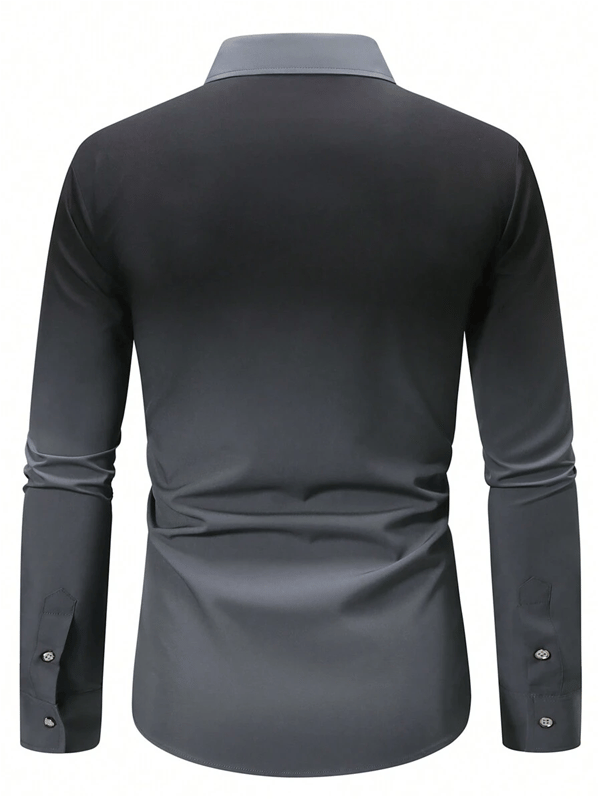 para hombre ejecutivo casual de manga larga camisa