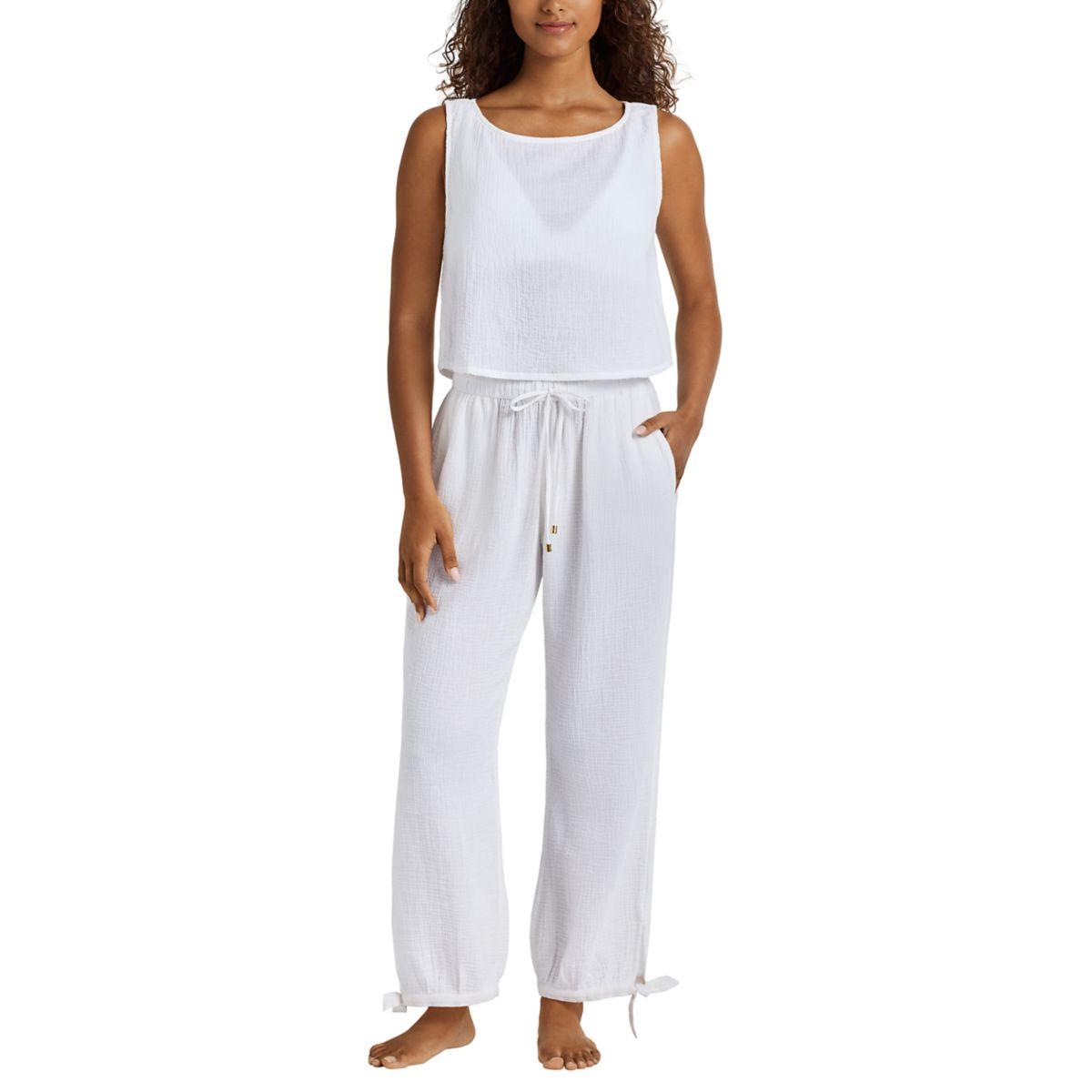 Top and Pant Cover-Up Set - 1