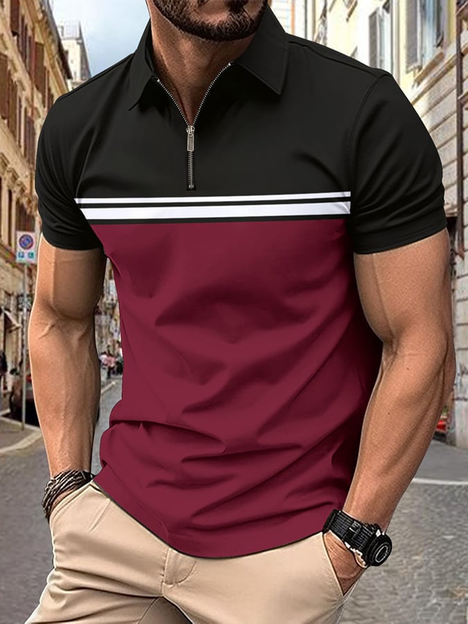 Camisa polo de moda casual para hombre