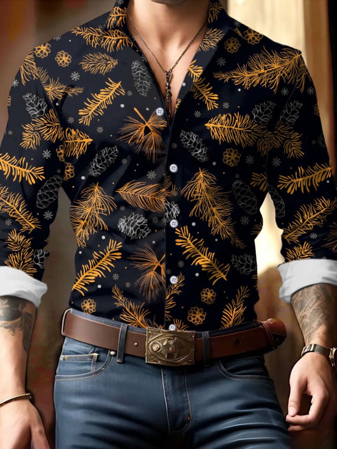 Ejecutivo Christmas camisas para hombre