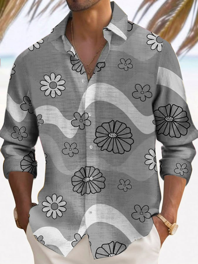 Elegante casual Art Geometric Princamiseta