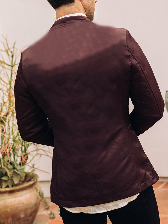 Chaqueta de moda Commuter estampado Design Suit para hombre
