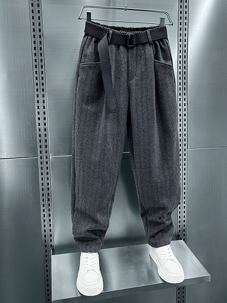 Pantalón polar casual para hombre