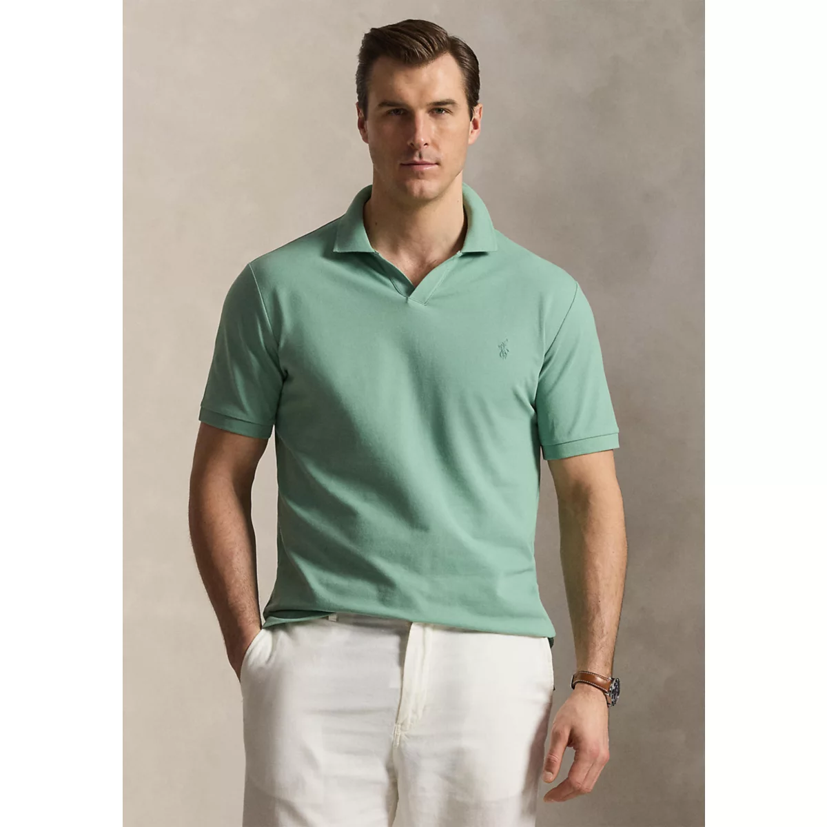 Big & Tall Stretch Mesh Polo Shirt - 8