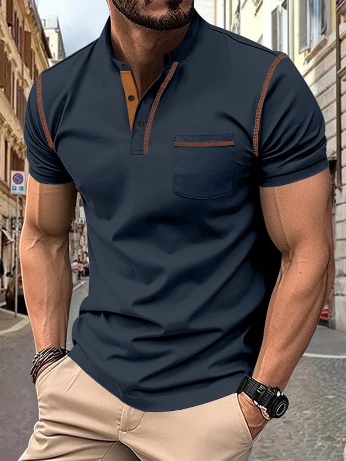 Camisa polo de moda casual para hombre